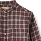 Wheat Blue Holiday Check Skjorte L/S Willum