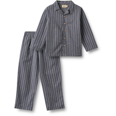 Wheat Blue Holiday Stripe Pyjamas Madison