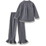 Wheat Blue Holiday Stripe Pyjamas Fie