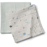 Wheat Mellow Sky Kites 2 Pk Muslin Kaya