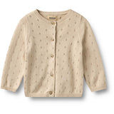 Wheat Offwhite Strikk Cardigan Maia