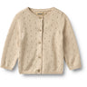 Wheat Offwhite Strikk Cardigan Maia