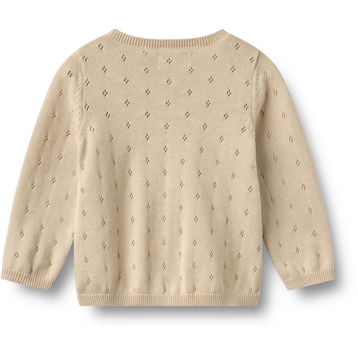 Wheat Offwhite Strikk Cardigan Maia