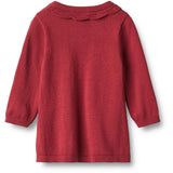 Wheat Red Cherry Strikk Kjole L/S Nannie