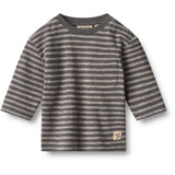Wheat Dark Charcoal Stripe Bluse Ross