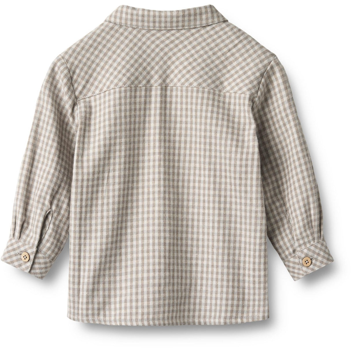 Wheat Greybrown Check Skjorte L/S Oscar