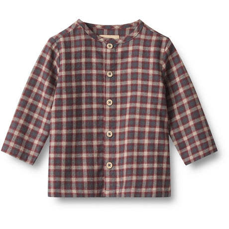 Wheat Blue Holiday Check Skjorte Shelby