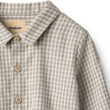 Wheat Greybrown Check Skjorte L/S Oscar