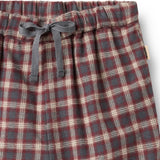 Wheat Blue Holiday Check Trousers Lined Arne