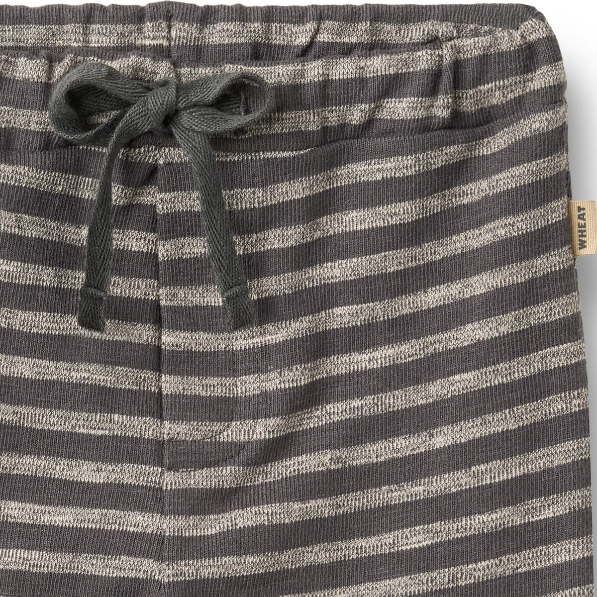 Wheat Dark Charcoal Stripe Jersey Bukser Manfred