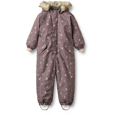 Wheat Plum Truffle Stars Flydress Moe Tech