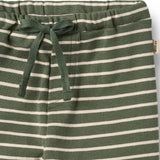 Wheat Dark Green Stripe Jersey Bukser Manfred