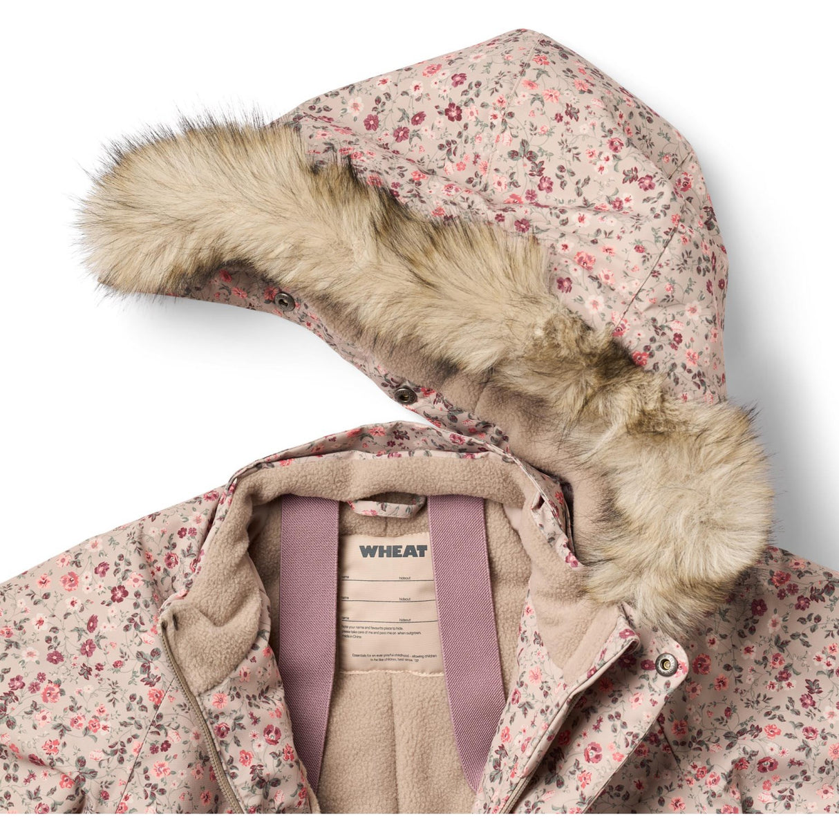 Wheat Grey Moon Flowers Flydress Moe Tech
