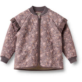 Wheat Purple Stone Flowers Thermo Jakke Ellas