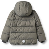 Wheat Grey Metal Puffer Jakke Gael