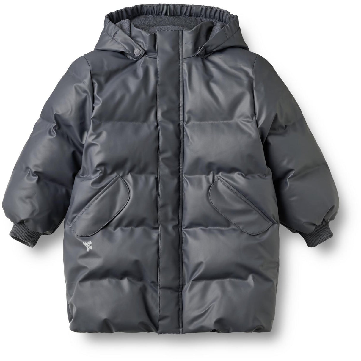 Wheat Greyblue Pu Puffer Jakke Coast