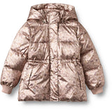 Wheat Golden Flowers Puffer Jakke Eli