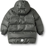Wheat Dark Shadow Pu Puffer Jakke Coast