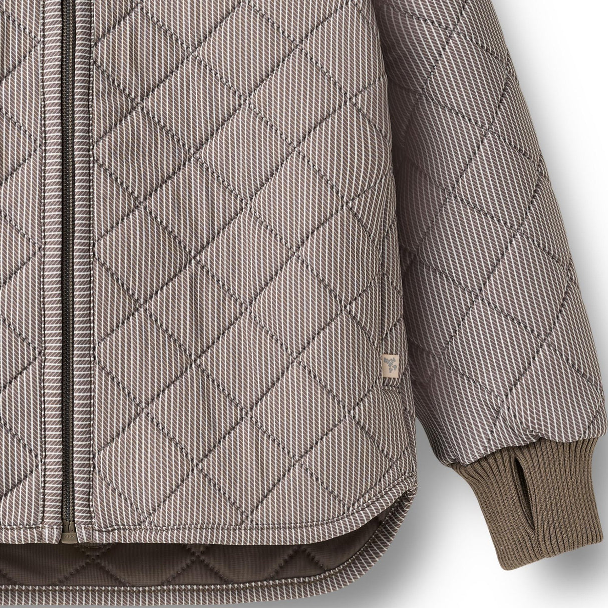 Wheat Brown Stripe Thermo Jakke Loui