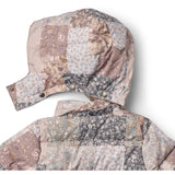 Wheat Patchwork Flowers Puffer Frakk Yrsa