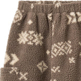 Wheat Dry Wood Jacquard Fleece Bukser Suun