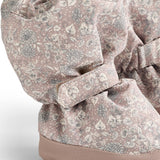 Wheat Dry Rose Flowers Outerwear Booties
