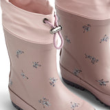 Wheat Dry Rose Flowers Rubber Støvler Thermo