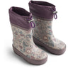 Wheat Soft Sand Flowers Rubber Støvler Thermo