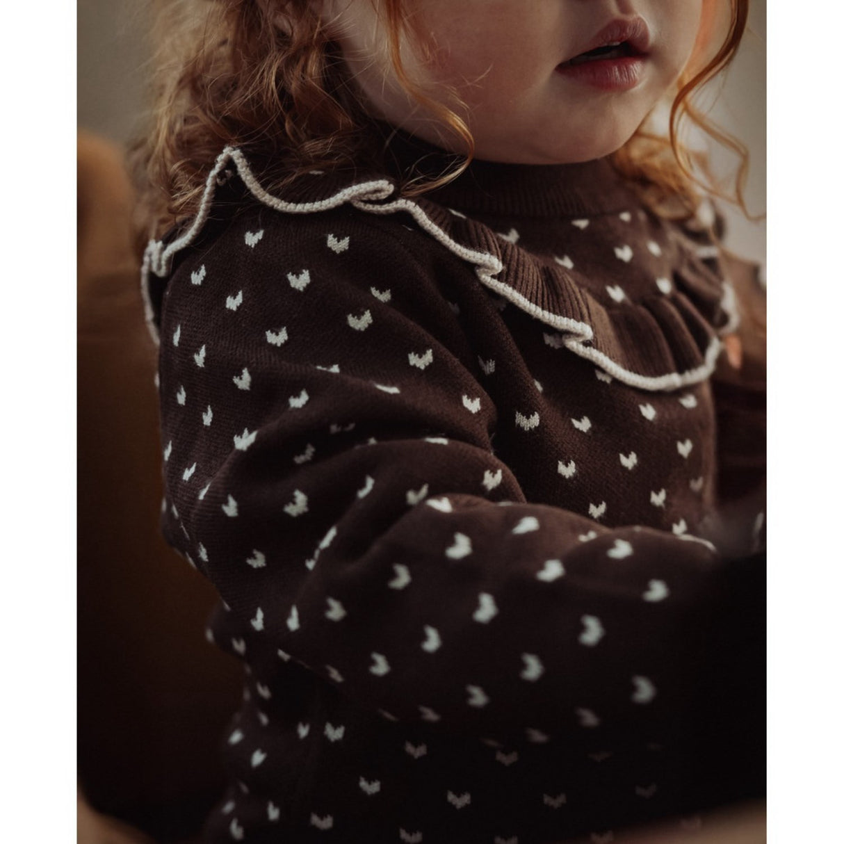 Fliink Coffee Bean / Sandshell Fame Contrast Bluse