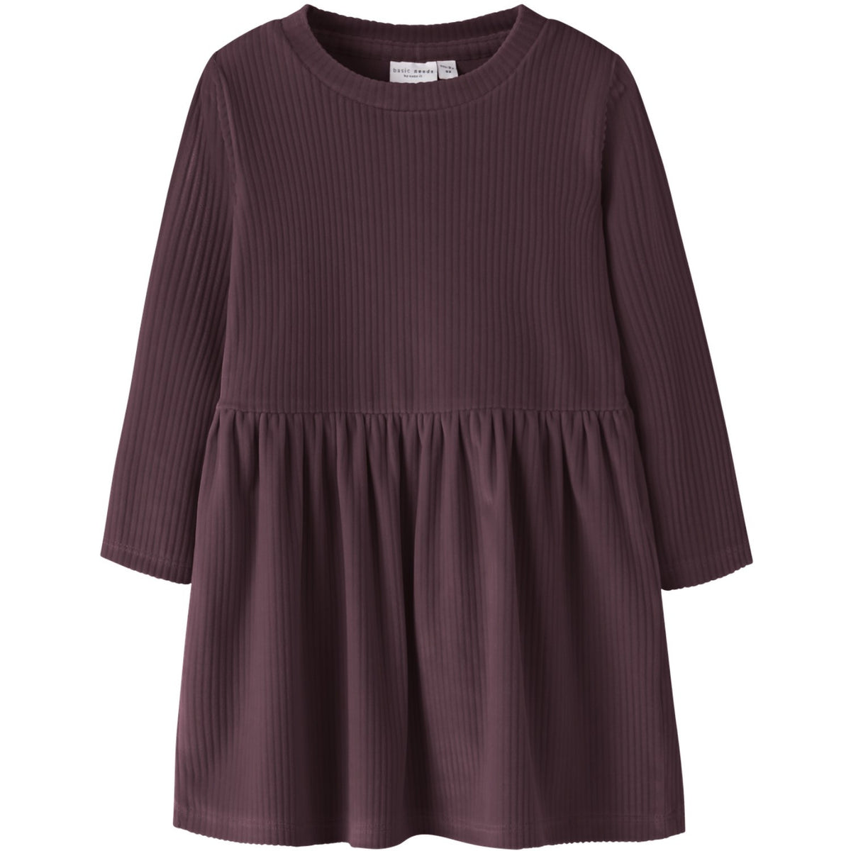 Name It Catawba Grape Nmfveloa Ls Fløyel Kjole