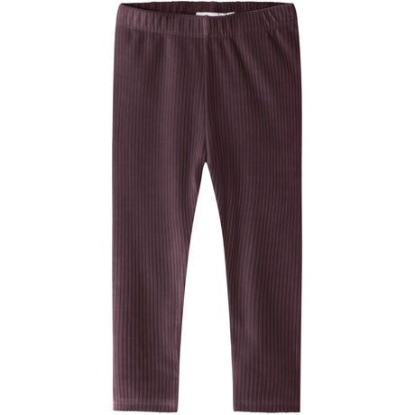 Name It Catawba Grape Nmfveloa Fløyel Leggings
