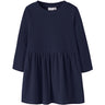Name It Evening Blue Nmfveloa Ls Fløyel Kjole
