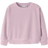Name It Mauve Shadows Nmfveloa Ls Fløyel Kort Topp