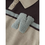 Name It Chocolate Plum With N Nmmral Ls Strikk Polo