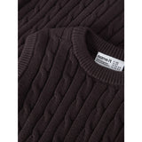 Name It Chocolate Plum Nmmraffat Strikk Slipover