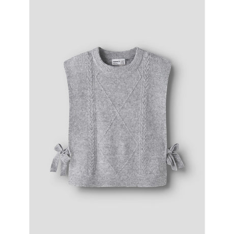 Name It Grey Melange Nkfrianni Strikk Vest