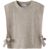 Name It Island Fossil Nkfrianni Strikk Vest