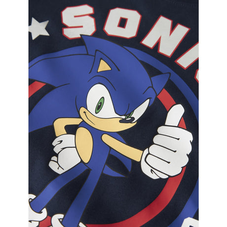 Name It Navy Blazer Nmmoisin Sonic Ls Nreg Topp Sky