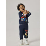 Name It Navy Blazer Nmmodin Paw Nreg Sweat Eske Bru Cplg