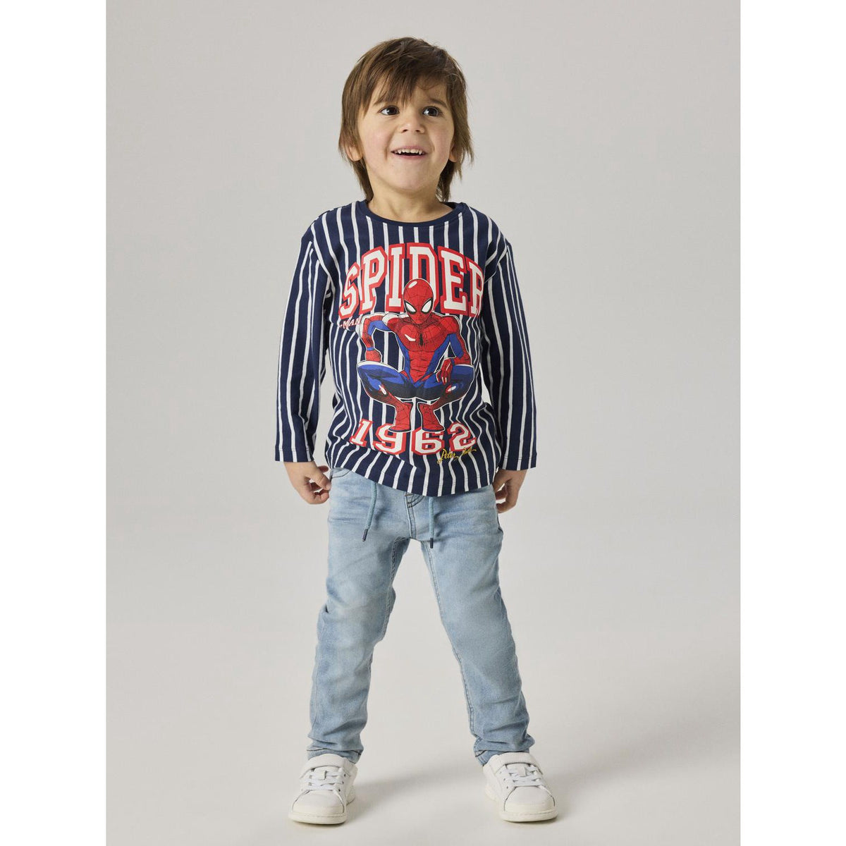 Name It Navy Blazer Nmmonce Spider Ls Nreg Topp Mar