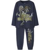 Name It Navy Blazer Nmmovas Jurassic Ls Natttøy Sky