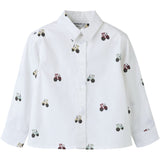 Name It Bright White Nmmractor Ls Skjorte