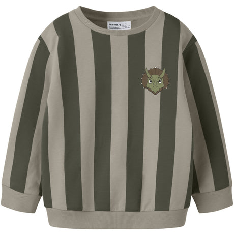 Name It Olive Night Nmmrake Ls Nreg Sweat Bru