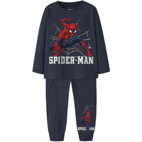 Name It Navy Blazer Nmmmus Spider Nreg Ls Natttøy Mar