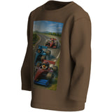 Name It Sepia Racing Penguins Nmmvoto Ls Nreg Topp