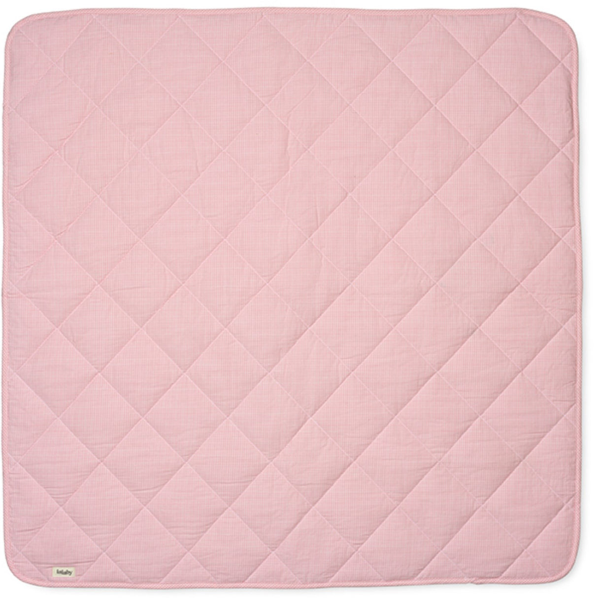Lalaby Tiny Check Pink Vattert Baby Teppe