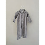 Lalaby Tiny Check Brown Classic Pj Drakt
