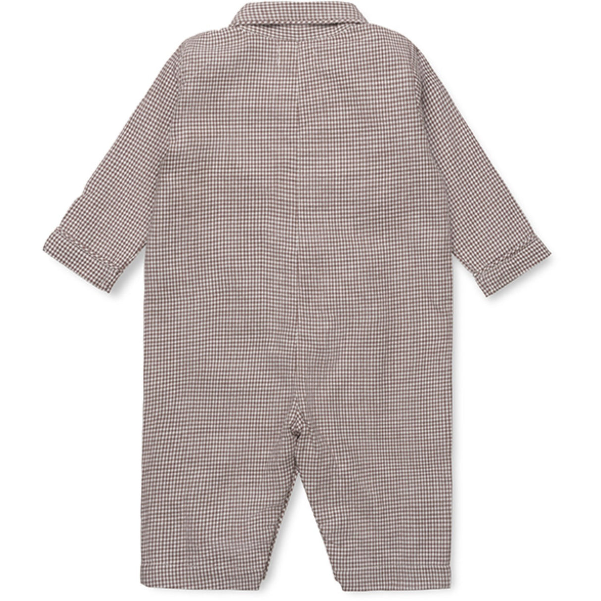 Lalaby Tiny Check Brown Classic Pj Drakt