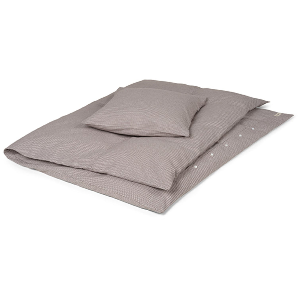 Lalaby Tiny Check Brown Classic Baby Sengetøy