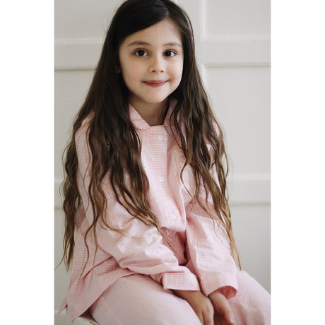 Lalaby Tiny Check Pink Classic Pyjamas